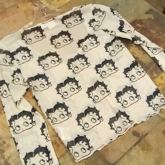 Sheer Betty Boop top - Picture 5 of 8